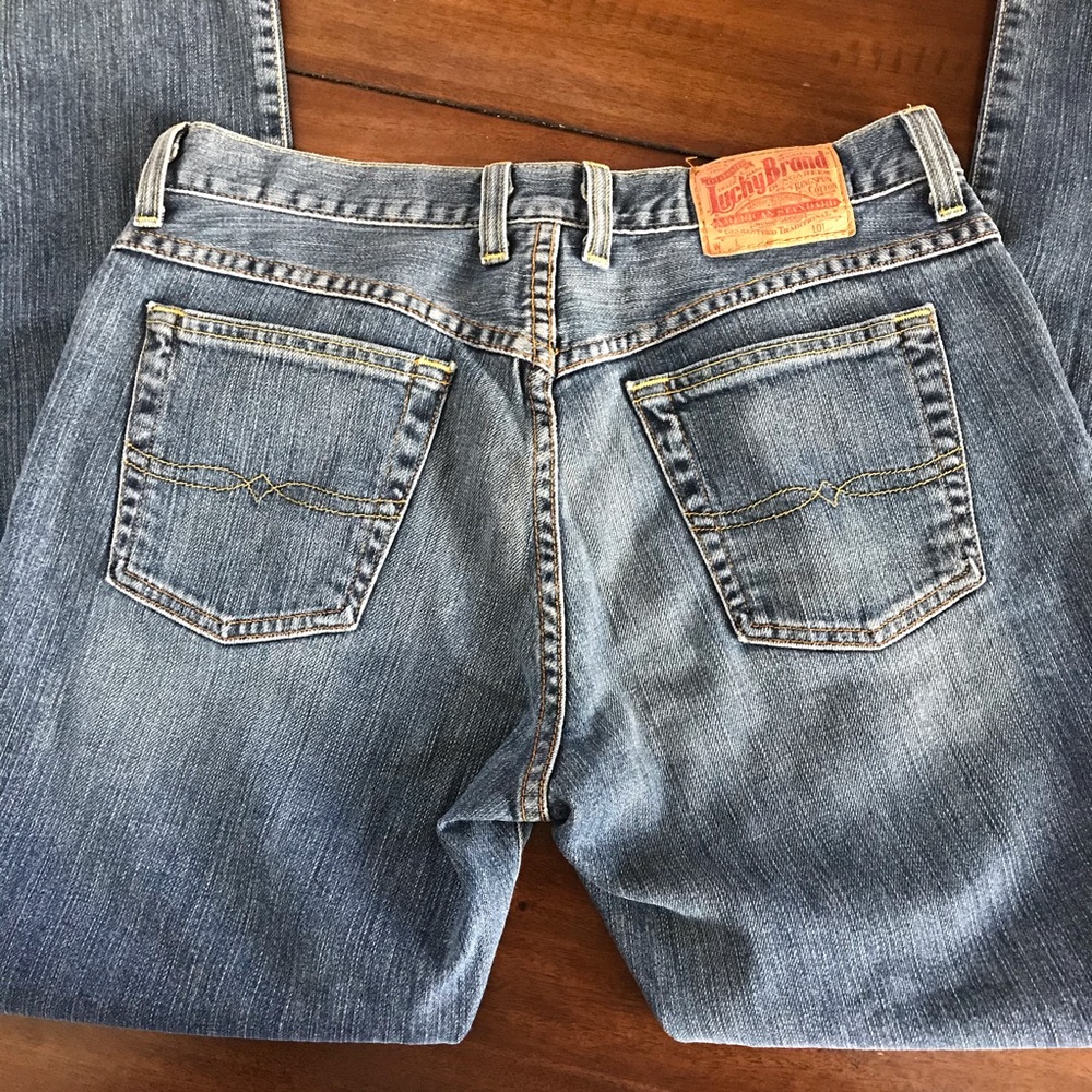 Lucky Brand Wide Leg Jeans Size 29/8 - Picture 3 of 5